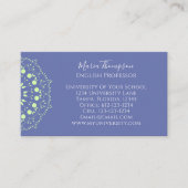 Individuell moderne, Lila grüne Chic Einfach Visitenkarte (Vorderseite)