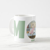 Individuell moderne, schlichte Muttertagsgeschenk  Kaffeetasse (Vorderseite Links)