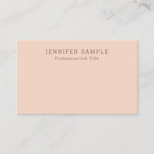 Individuell moderne, stilvolle, einfache Designvor Visitenkarte (Vorderseite)