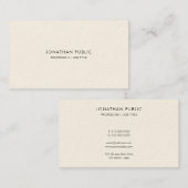 Individuell moderner Minimal einfach zu machen Tem Visitenkarte (Vorne/Hinten)