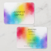 Individuell modernes Design Elegant Beruflich Visitenkarte (Vorne/Hinten)