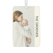 Individuell modernes Foto auf beiden Seiten Autolufterfrischer (Rückseite)