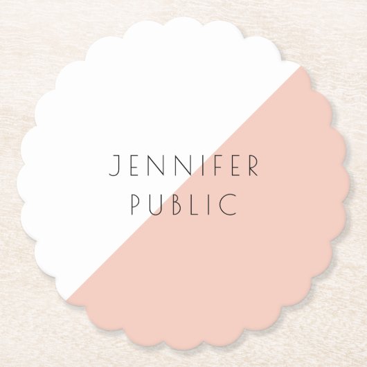 Individuell modische moderne, elegante, einfache V Untersetzer (Vorderseite)