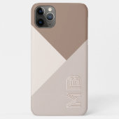 Individuell neutrale braune Elfenbein Beige Taupe  Case-Mate iPhone Hülle (Rückseite)
