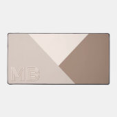 Individuell neutrale Taupe Elfenbeinküste Creme Na Schreibtischunterlage (Vorderseite)