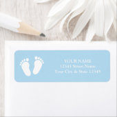 Individuell niedliche Baby-Dusche Rücksendeadresse (Insitu)