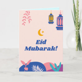 Individuell Niedliche Jugendkultur - Moderne Eid M Feiertagskarte