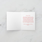 Individuell Niedliche Weihnachtskarte für Ihre Ehe Karte (Innenseite)