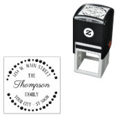 Individuell Niedliches Design Modernes Art Deco Ci Permastempel (Beispiel)