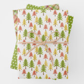 Individuell Niedliches, schlichtes Muster der Pini Geschenkpapier Set (Beispiel)