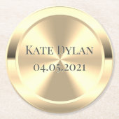 Individuell simulierter Untersetzer für Messingpap (Vorderseite)