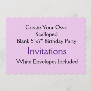 Individuell skalierte Form Geburtstagsparty Einlad Einladung