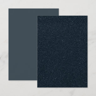 Individuell texturierte Kohle-UAWG - Matte-Sparkle RSVP Karte