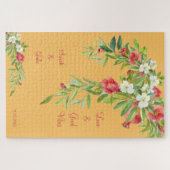 Individuell toskanische Hochzeitscouch Liebe & Gut Puzzle (Horizontal)