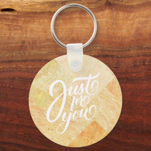 Individuell und modern, nur für Sie Schlüsselanhänger (Vorderseite)