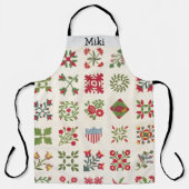 Individuell Vintage ästhetische Weihnachtskugel Schürze (Vorderseite)