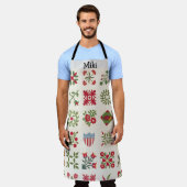 Individuell Vintage ästhetische Weihnachtskugel Schürze (Getragen)