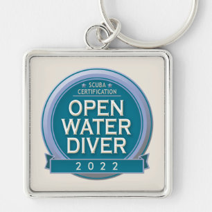 Individuell zertifizierter Open Water Diver Schlüsselanhänger