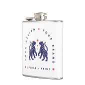 Individuelle 180ml-Flasche | Ihr personalisiertes Flachmann (Links)