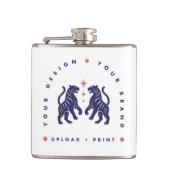 Individuelle 180ml-Flasche | Ihr personalisiertes Flachmann (Vorderseite)