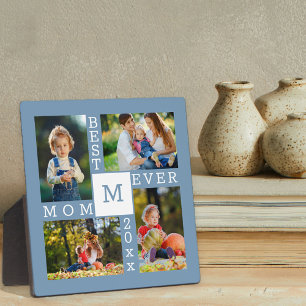 Individuelle 4-Foto-Collage Beste Mutter Aller Zei Fotoplatte