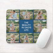 Individuelle 8-Foto-Collage - Personalisiertes Ges Mousepad (Mit Mouse)
