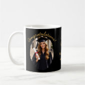 Individuelle Abschluss-Fotomugge Gratulation Kaffeetasse (Links)