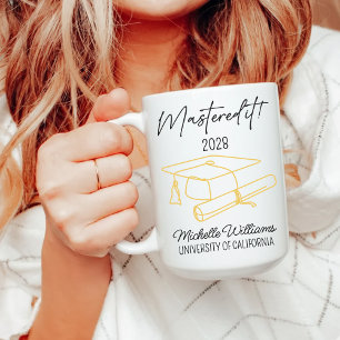Individuelle Abschluss-Tasse als Geschenk für den Kaffeetasse