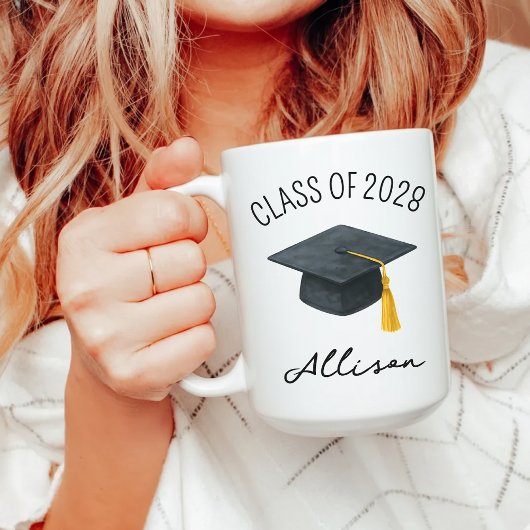 Individuelle Abschluss-Tasse als Geschenk für Sie Kaffeetasse