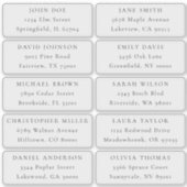 Individuelle Adressetiketten Aufkleber (Vorderseite)