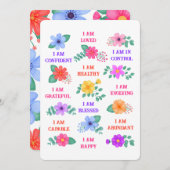 Individuelle Affirmation Inspiration Motivation (Vorne/Hinten)