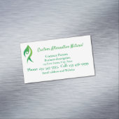 Individuelle alternative natürliche Schmerztherapi Magnetische Visitenkarte (Beispiel)
