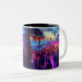 Individuelle Anpassung der modernen, einfachen Vor Zweifarbige Tasse (VorderseiteRechts)