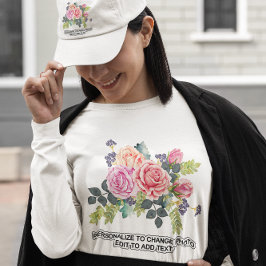 Individuelle Anpassung von Foto-Artwork-Frauen T-Shirt