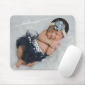 Individuelle Anpassung von Foto- und Babynamen Mousepad (Mit Mouse)
