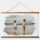 Individuelle Anpassung von Fotomaterial mit unsere Wandteppich Mit Holzrahmen (Vorne)