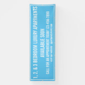 Individuelle Apartments für Mehrfarbige, große Mie Banner (Vertikal)