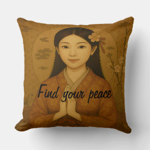 Individuelle ästhetische Zen-Meditation Minimalist Kissen