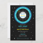 Individuelle Astrologie Sonnensignatur Zodiac Baby Einladung (Vorderseite)