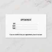 Individuelle Autos, Frisierte Auto Wasserfarbe, Gr Visitenkarte (Rückseite)