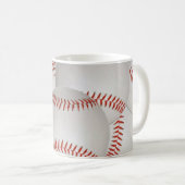Individuelle Baseballs Tasse (VorderseiteRechts)