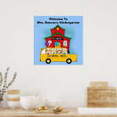 Individuelle Begrüßung in der Schule Poster (Küche)