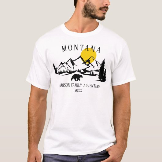 Individuelle Bergtour T-Shirt (Vorderseite)