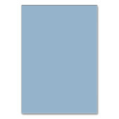 Individuelle blaue und grüne Blumenhochzeit Tischnummer (Rückseite)