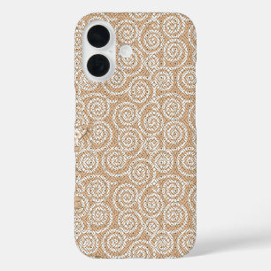 Individuelle botanische Vintage Telefonabdeckung iPhone 16 Hülle