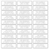 individuelle Briefmarke der Hochzeitsgast bearbeit Aufkleber (Vorderseite)