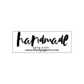 Individuelle Briefmarke | MIT LIEBE BEHANDELT Permastempel (Design)