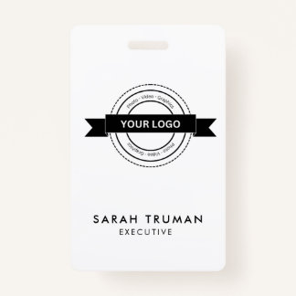 Individuelle Business Employee Card Minimalistisch Ausweis