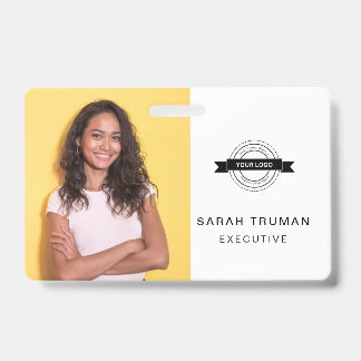 Individuelle Business Employee Card Minimalistisch Ausweis