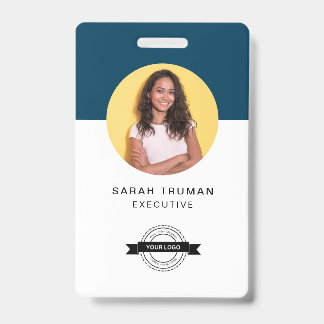 Individuelle Business Employee Card Minimalistisch Ausweis